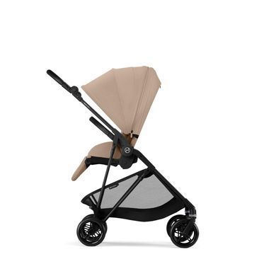Прогулочная коляска Cybex Melio Carbon Almond Beige легкая, реверсивный прогулочный блок новинка 2025