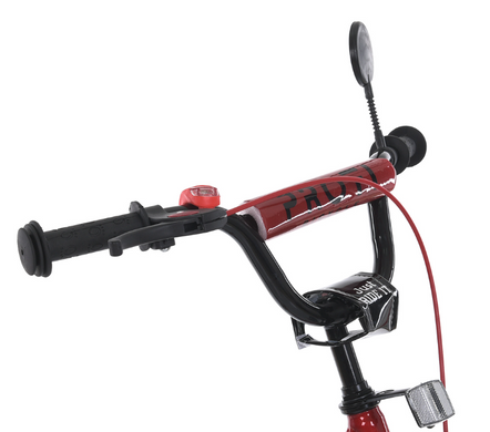 Велосипед дитячий PROF1 20д. MB 20021-1 червоний-білий від 6 років