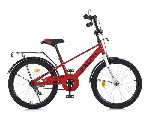 Велосипед дитячий PROF1 20д. MB 20021-1 червоний-білий від 6 років