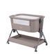 Приставне ліжечко CARRELLO Molto CRL-15502 Ovella Beige з регулюванням висоти, москітна сітка, кріплення до ліжка