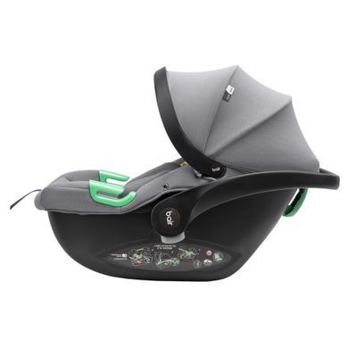 Автокрісло Bair Orbit i-Size OR-05 Grey з анатомічним вкладишем для новонароджених, капюшон