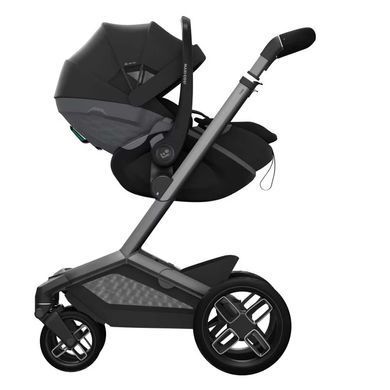 Автокресло MAXI-COSI Pebble Slide Pro Black Onyx с функцией Easy-in, легкий вес, большой капюшон, вентиляции ClimaFlow, регулировка подголовника