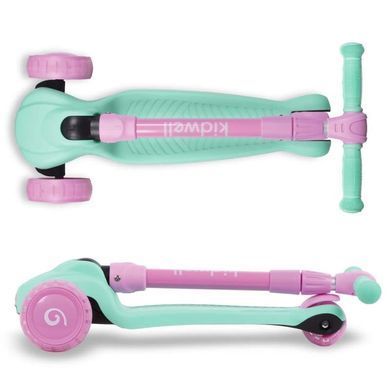 Дитячий самокат Kidwell Jax mint/pink