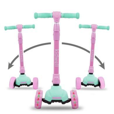 Дитячий самокат Kidwell Jax mint/pink