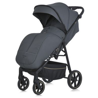 Прогулочная коляска EL CAMINO FIJI ME 1113-2 Gray Matt с большим копюшоном и системой амортизации