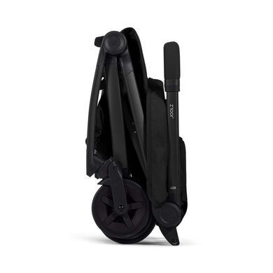 Прогулочная коляска Joolz Aer2 BB+CH Space Black с бампером и подстаканником, размеры для ручной клади IATA, легкий вес