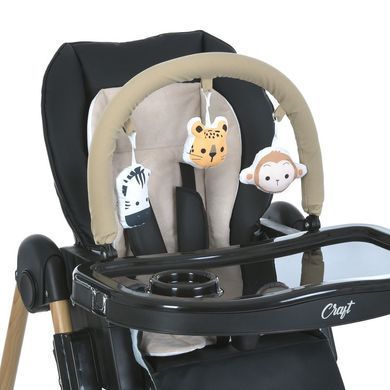 Стул для кормления El Camino Craft ME 1115-W Black