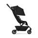Прогулочная коляска Joolz Aer2 BB+CH Space Black с бампером и подстаканником, размеры для ручной клади IATA, легкий вес