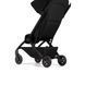 Прогулочная коляска Joolz Aer2 BB+CH Space Black с бампером и подстаканником, размеры для ручной клади IATA, легкий вес