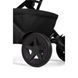 Прогулочная коляска Joolz Aer2 BB+CH Space Black с бампером и подстаканником, размеры для ручной клади IATA, легкий вес