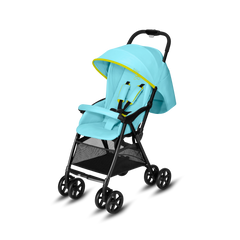 Прогулочная коляска Cybex Yoki Neon Light Blue light blue (дождевик + бампер)
