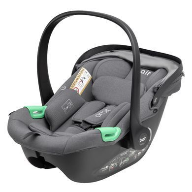 Автокресло Bair Orbit i-Size OR-02 Graphite Midnight с анатомическим вкладышем для новорожденных, капюшон
