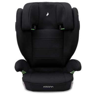 Автокрісло Osann Volpo SP i-Size Black спинка з гнучким кутом нахилу, бічний захист з протектором Slide-Protektor, ортопедична оббивка