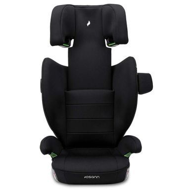 Автокрісло Osann Volpo SP i-Size Black спинка з гнучким кутом нахилу, бічний захист з протектором Slide-Protektor, ортопедична оббивка
