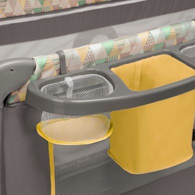 Детский манеж-кроватка Lionelo Sven Plus Yellow Scandi