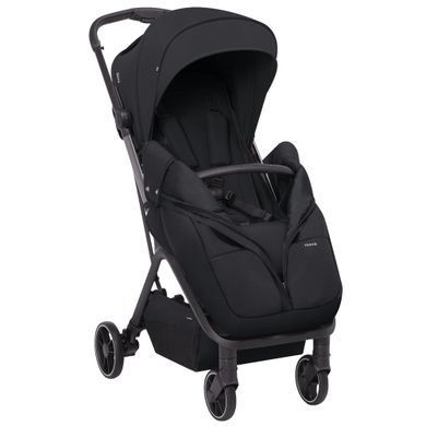 Прогулянкова коляска CARRELLO Nova CRL-5521 Coral Black 2024 з автоматичним складанням і чохлом для ніжок