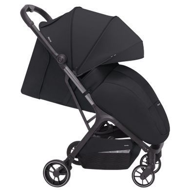 Прогулянкова коляска CARRELLO Nova CRL-5521 Coral Black 2024 з автоматичним складанням і чохлом для ніжок