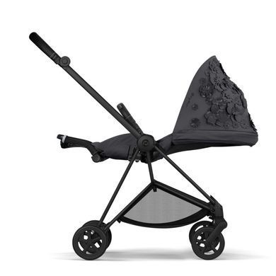 Прогулочная коляска Cybex Mios 4.0 2023 Simply Flowers Grey шасси Matt Black узкая колесная база, компактная и легкая