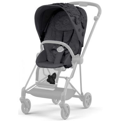 Прогулочная коляска Cybex Mios 4.0 2023 Simply Flowers Grey шасси Matt Black узкая колесная база, компактная и легкая