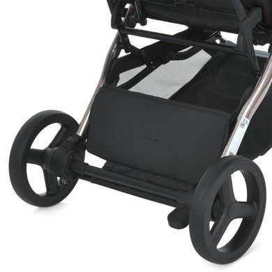 Прогулочная коляска EL CAMINO ME 1192 AXIS Black компактная сборка, ткани UPF+50 и большие колеса