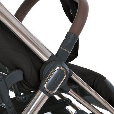 Прогулочная коляска EL CAMINO ME 1192 AXIS Black компактная сборка, ткани UPF+50 и большие колеса