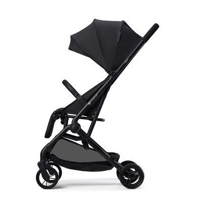Прогулочная коляска Kinderkraft Indy 3 Coal Black (KSINDY03BLK0000) компактне складання, легкий, колеса з термопластичної гуми, кошик на 2 кг