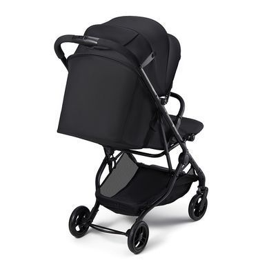 Прогулочная коляска Kinderkraft Indy 3 Coal Black (KSINDY03BLK0000) компактне складання, легкий, колеса з термопластичної гуми, кошик на 2 кг