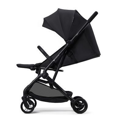Прогулочная коляска Kinderkraft Indy 3 Coal Black (KSINDY03BLK0000) компактне складання, легкий, колеса з термопластичної гуми, кошик на 2 кг