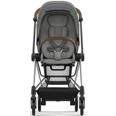 Универсальная коляска 2 в 1 Cybex Mios 4.0 2024 Mirage Grey шасси Chrome Brown