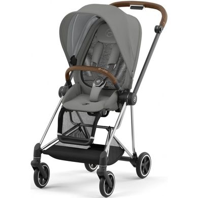 Універсальна коляска 2 в 1 Cybex Mios 4.0 2024 Mirage Grey шасі Chrome Brown