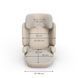Автокресло Kinderkraft Xpand 2 PRO i-Size Beige (KCXPPR02BEG000) з розкладною спинкою, захист від бокових ударах SPS, оббивка AIR FLOW