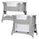 Приставная детская кроватка-манеж CARRELLO Aria CRL-16401 Silver Grey