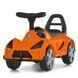 Каталка-толокар Bambi Racer M 6299-7 помаранчевий з кошиком під сидінням, ручка для перенесення, передні фари зі світлом, музика