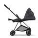 Прогулочная коляска Cybex Mios 4.0 2023 Simply Flowers Grey шасси Matt Black узкая колесная база, компактная и легкая