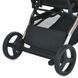 Прогулочная коляска EL CAMINO ME 1192 AXIS Black компактная сборка, ткани UPF+50 и большие колеса