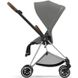 Універсальна коляска 2 в 1 Cybex Mios 4.0 2024 Mirage Grey шасі Chrome Brown