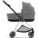 Універсальна коляска 2 в 1 Cybex Mios 4.0 2024 Mirage Grey шасі Chrome Brown