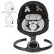 Заколисуючий центр-шезлонг 2в1 Kidwell Reve black/silver