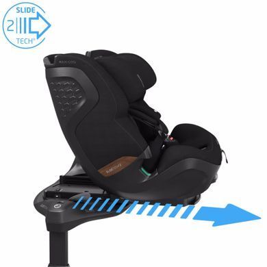 Автокрісло Maxi-Cosi Pearl XL Slide Pro Authentic Black з захистом від бокового удару G-CELL, дихаючі тканини, вентиляція ClimaFlow