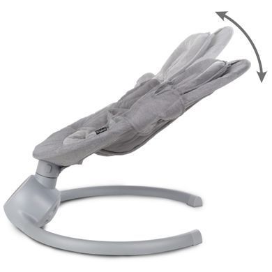 Заколисуючий центр-шезлонг 2в1 Kidwell Reve gray/silver
