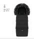 Зимовий конверт у коляску чи санки 2в1 Bair Arctic black noire 2025