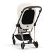 Прогулянкова коляска Cybex Mios 4.0 2023 Off White шасі Matt Black вузька колісна база, компактна та легка
