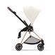 Прогулянкова коляска Cybex Mios 4.0 2023 Off White шасі Matt Black вузька колісна база, компактна та легка
