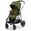 Прогулянкова коляска Cybex e-Gazelle S TPE Moss Green з електроприводом