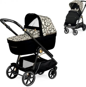 Коляска 2в1 Peg-Perego Veloce Grafic Gold графічне золото