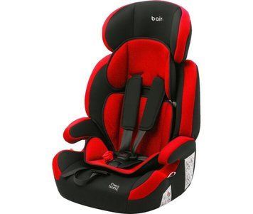 Автокрісло Bair Beta Iso-fix 1/2/3 (9-36 кг) DBI2426 чорний - червоний