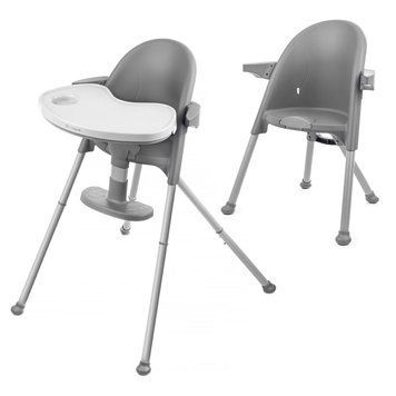 Стульчик для кормления 2 в 1 Kinderkraft Pini Gray (KKKPINIGRY0000)