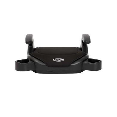 Бустер Graco Basic i-Size чорне з 2 висувними підлокітниками, стандарт безпеки ECE R129/03, знімний чохол