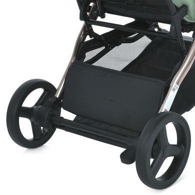 Прогулянкова коляска EL CAMINO ME 1192 AXIS Sage Green компактне складання, тканини UPF+50 та великі колеса