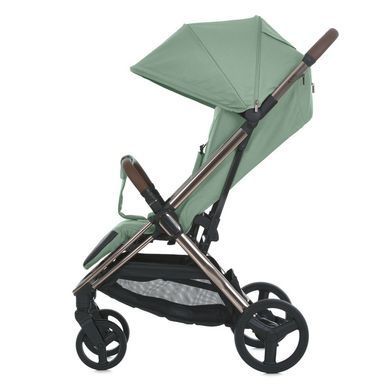 Прогулянкова коляска EL CAMINO ME 1192 AXIS Sage Green компактне складання, тканини UPF+50 та великі колеса